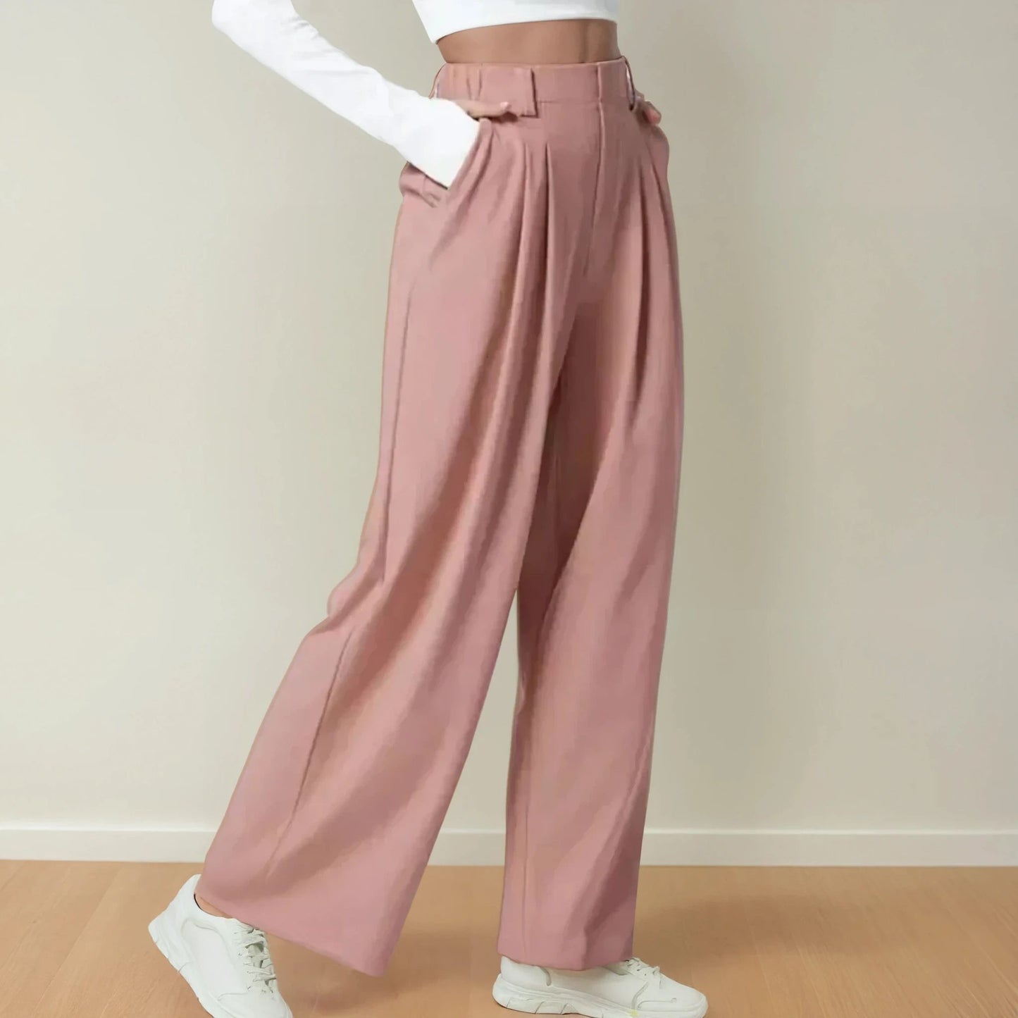 Casual Comfort High-Waist Palazzo