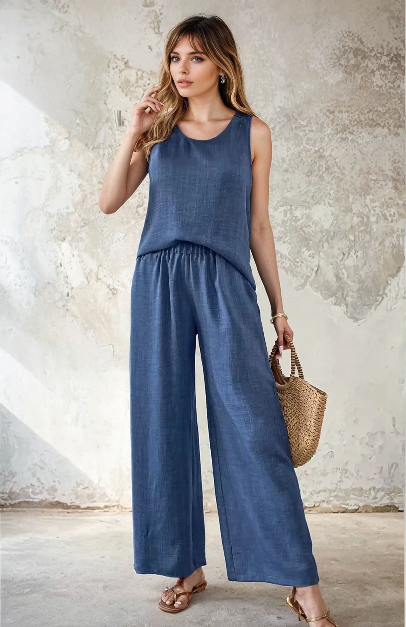 Luna Linen Co-Ord Set