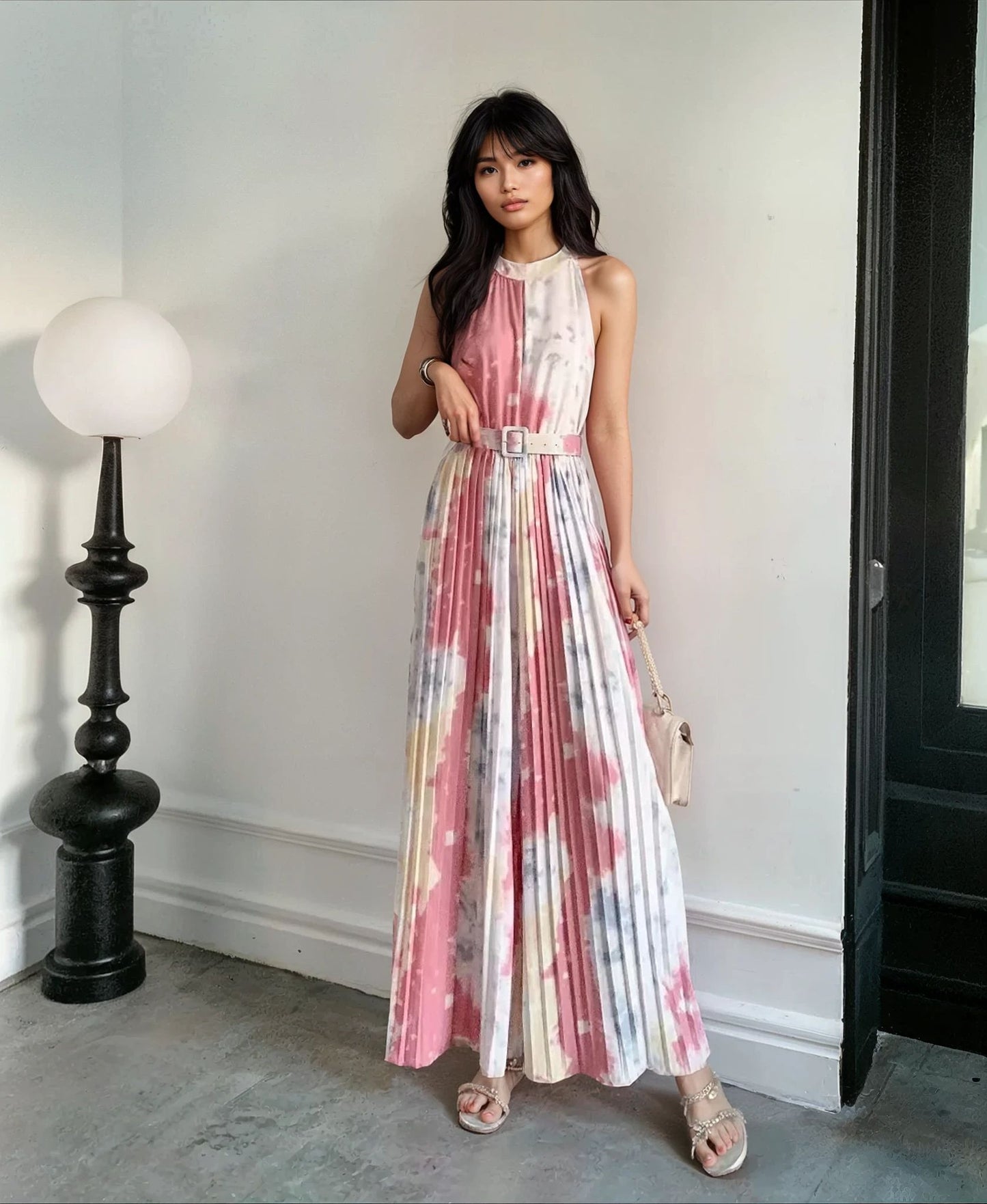 Serena Chic Pleated Jumpsuit