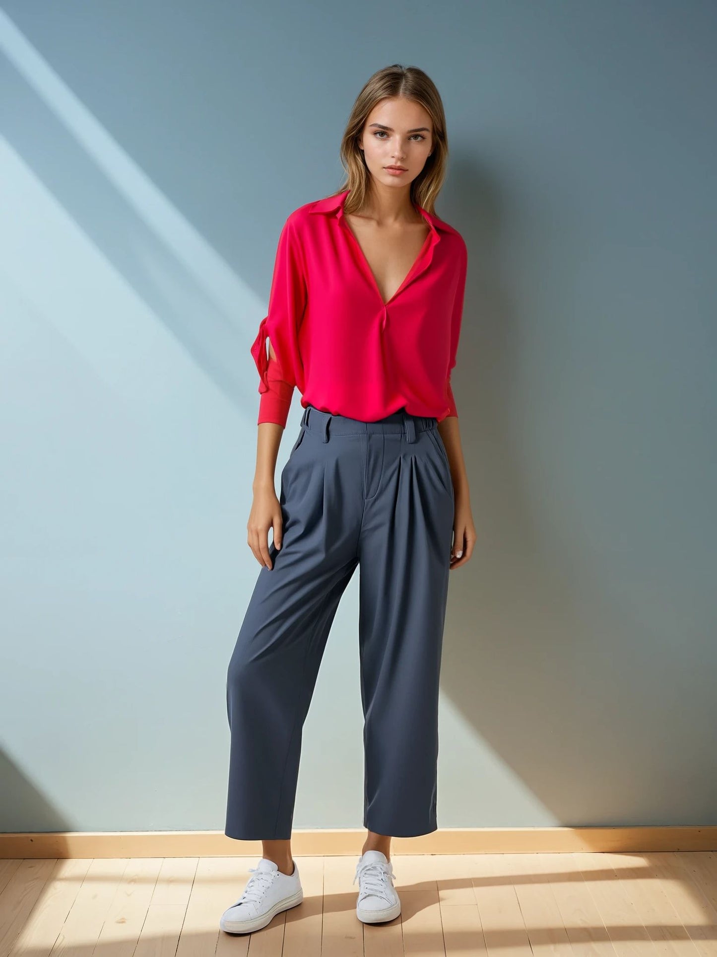 Casual Comfort High-Waist Palazzo